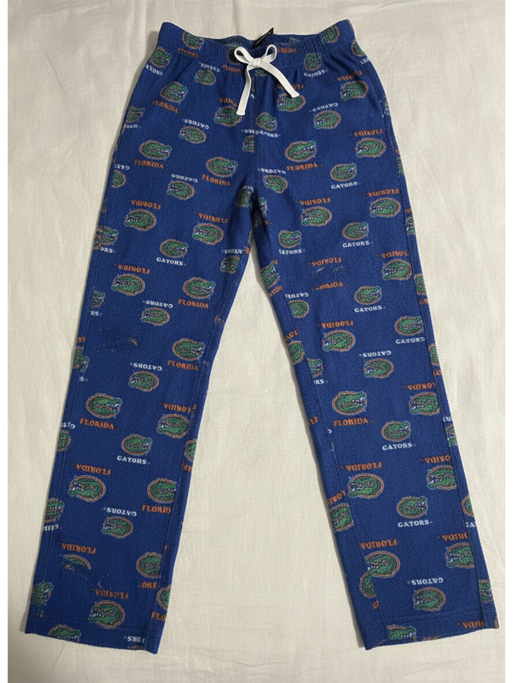 Florida Gators Blue Allover Logo Print Lounge Pants